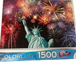 Colorluxe 1500 Piece Jigsaw Puzzle Statue of Liberty